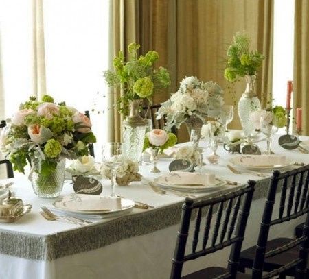 mesas para la recepcion