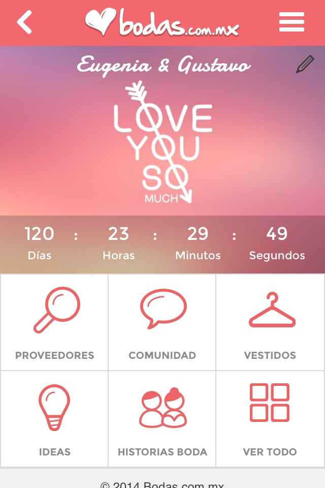 ¡¡¡ App en el cel de bodas.com.mx !!! - 1
