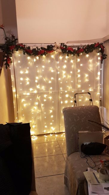 Idea con nochebuena de centro