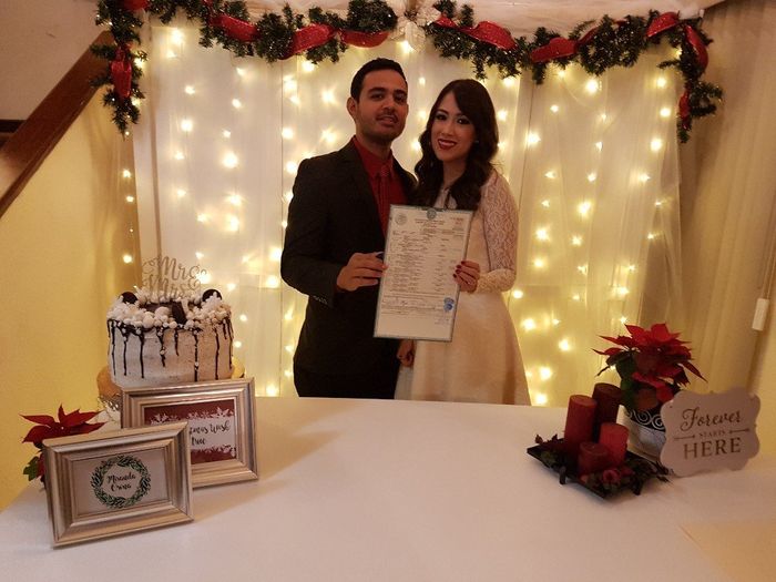 Con mi ahora esposo!