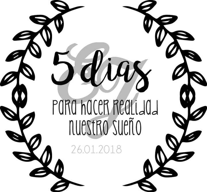 5 dias para el gran dia B