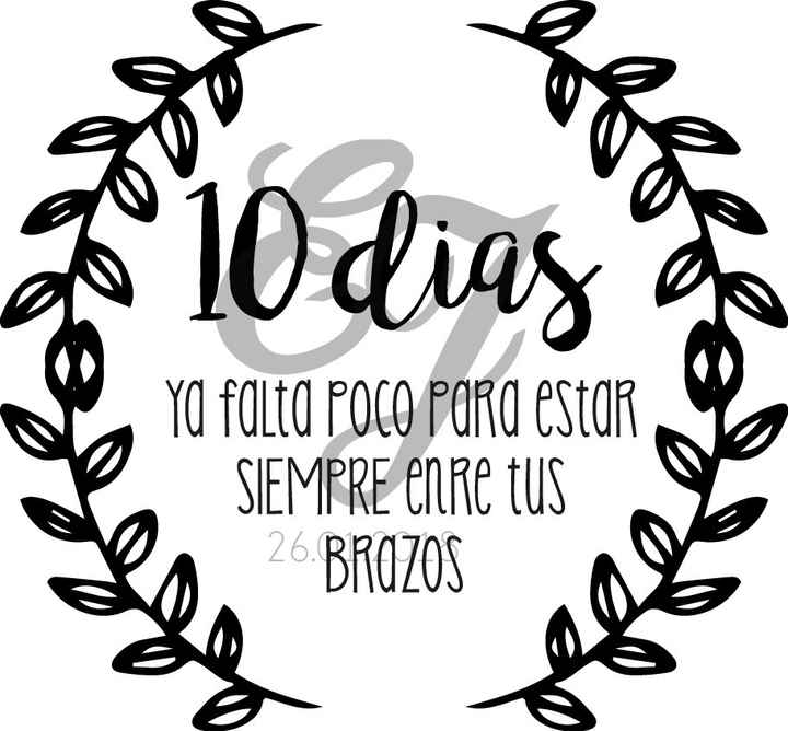 10 dias para el gran dia B