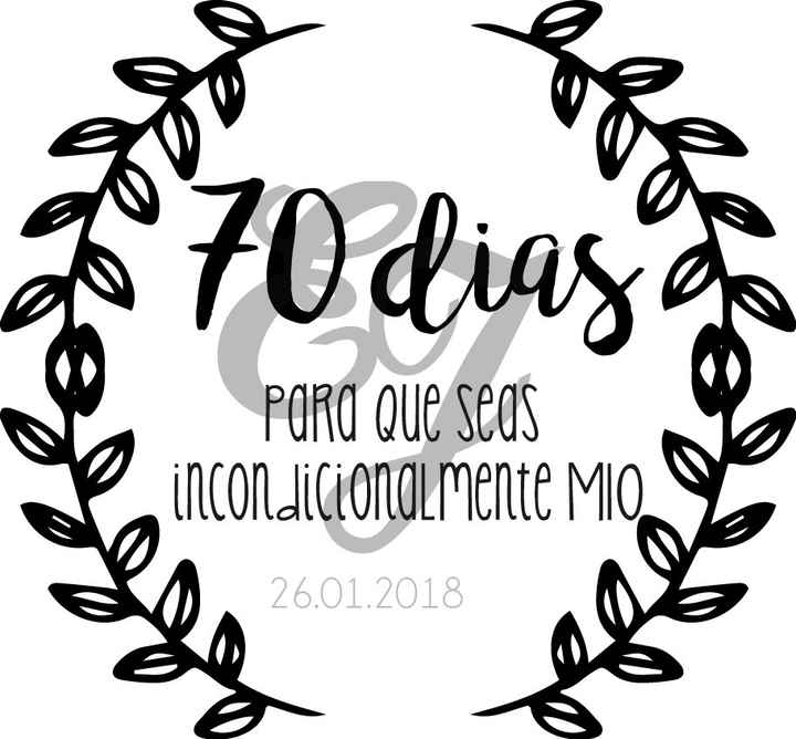 70 dias para el gran dia B