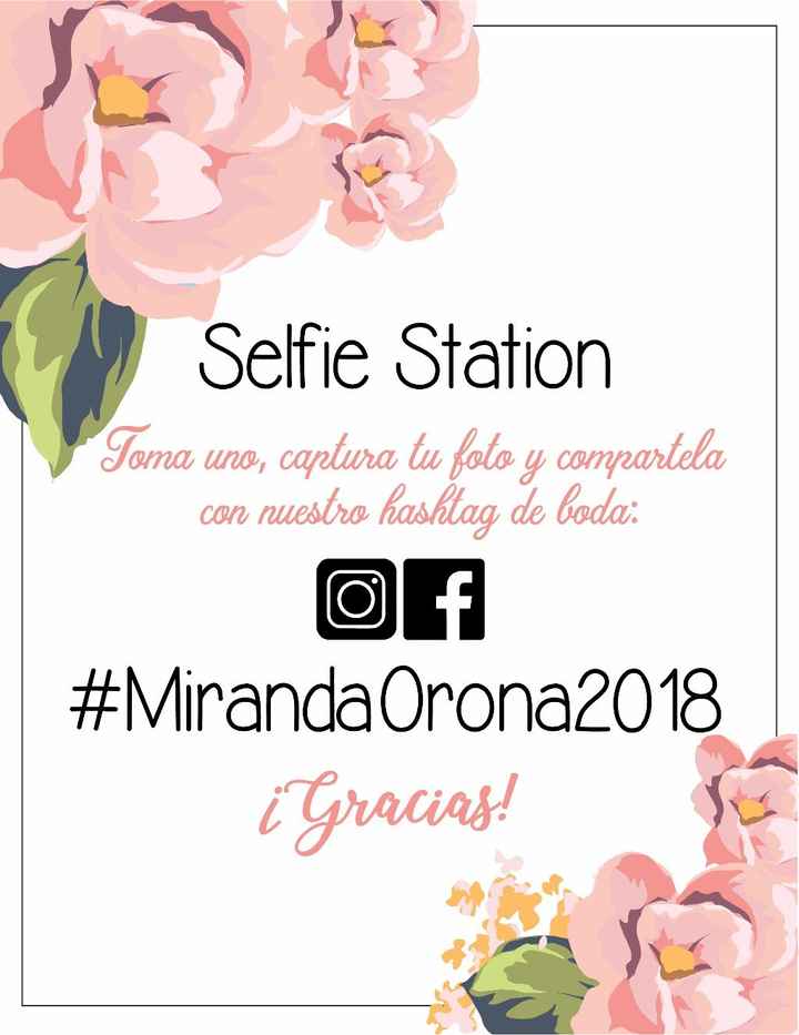 Selfie station solo que los iconos fueron a color :)