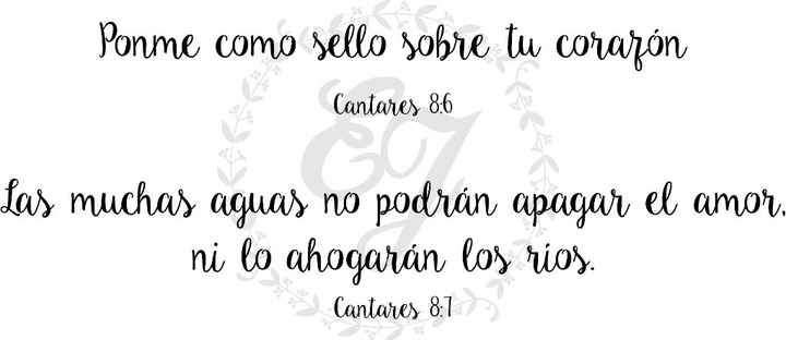 Cantares 8: 6 y 7