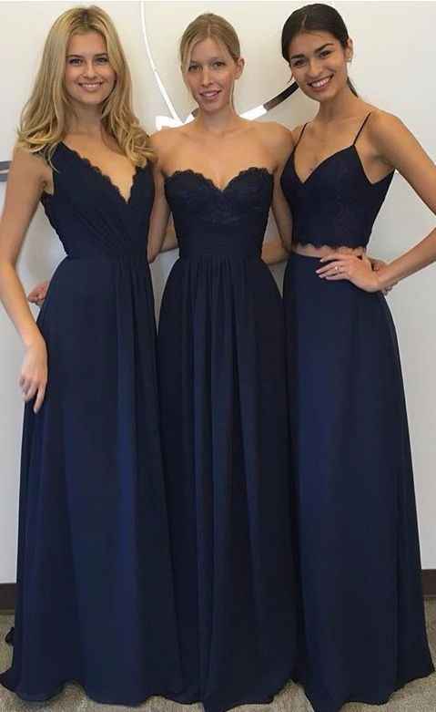 Vestido en Azul