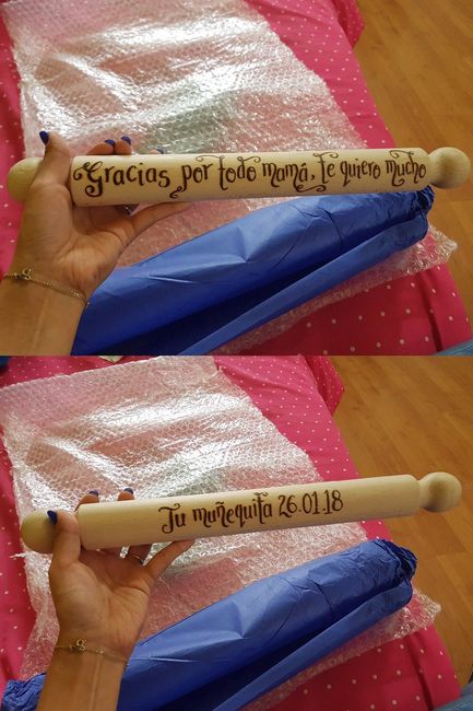 Rodillo para mi mamá (es repostera)