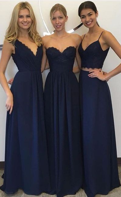 Vestido en Azul