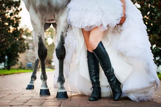 Caballos en la boda