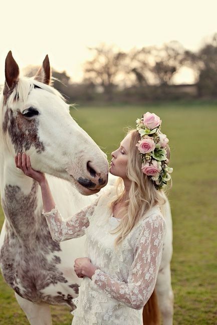 Caballos en la boda