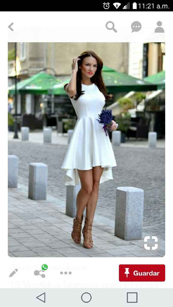  Vestido para boda Civil - 1