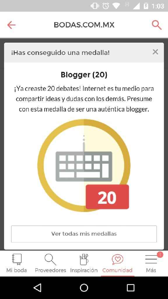 Gane una medalla!! y les comparto... - 1