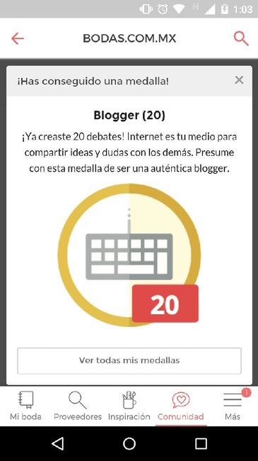 Gane una medalla!! y les comparto... - 1