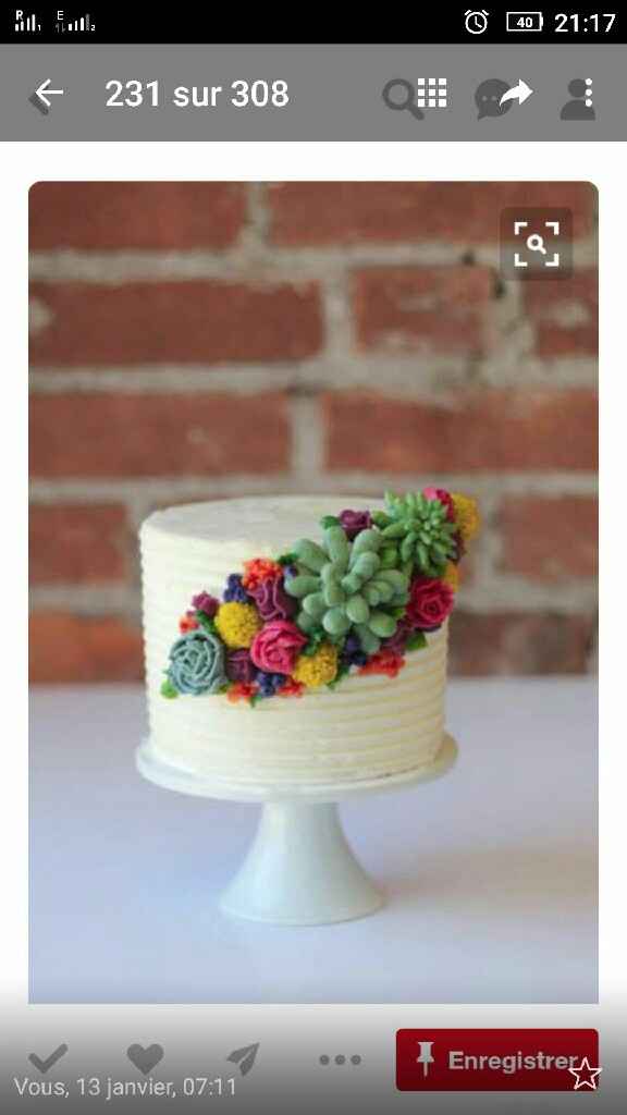 ¿Cómo te gustaría que fuese tu pastel de boda? - 1