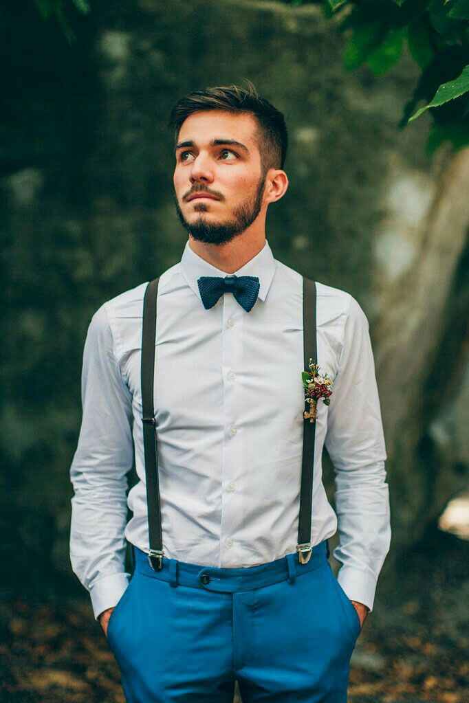 Colores alternativos para el traje del novio - 1