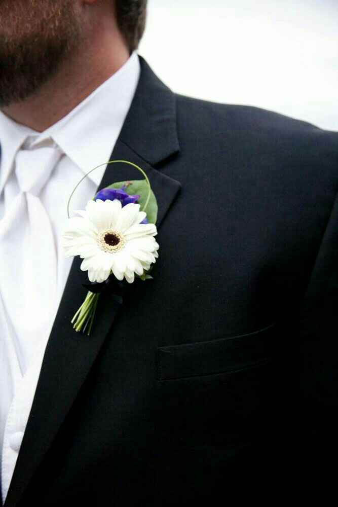 Boutonniere para el novio - 1