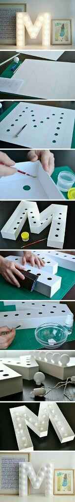Diy letras gigantes - 10