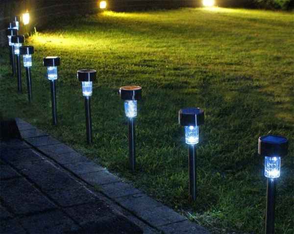 lamparas de jardin