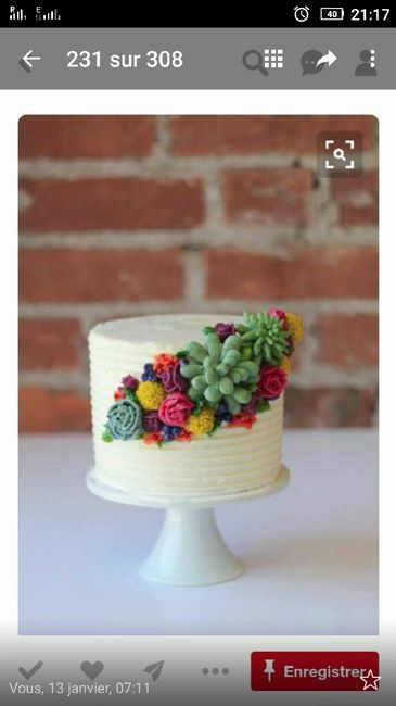 ¿Cómo te gustaría que fuese tu pastel de boda? - 1