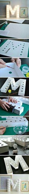 Diy letras gigantes - 10