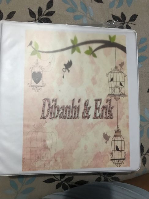 Carpeta de bodas para organizar 8