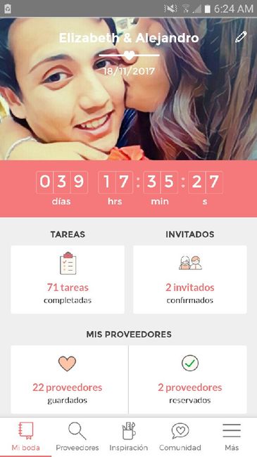 ¿Cuántos días faltan para tu día B? - 1