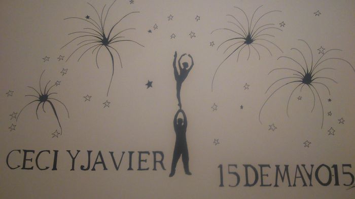 Mi cuadro de huellas listo!!!!!! - 1