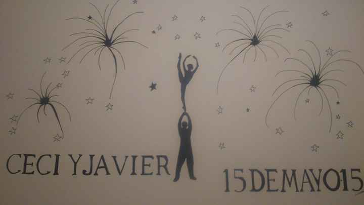 Mi cuadro de huellas listo!!!!!! - 1