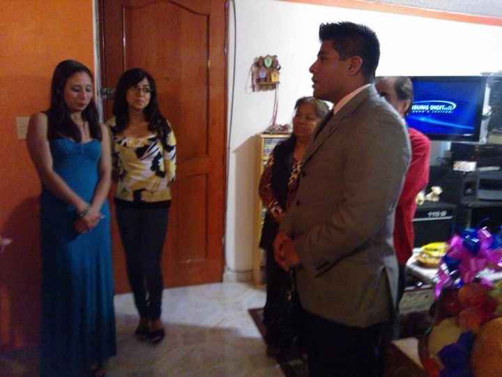 Pidiendole a mi papá que me deje casar con el