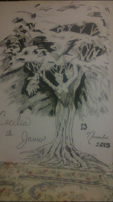 Mi hermosisimo Árbol de huellas listo!!!!!! - 2