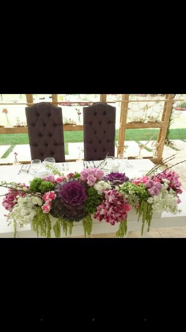  Ayuda arreglo para la mesa de novios - 1