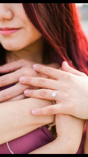 ¿como es su anillo de compromiso? - 1