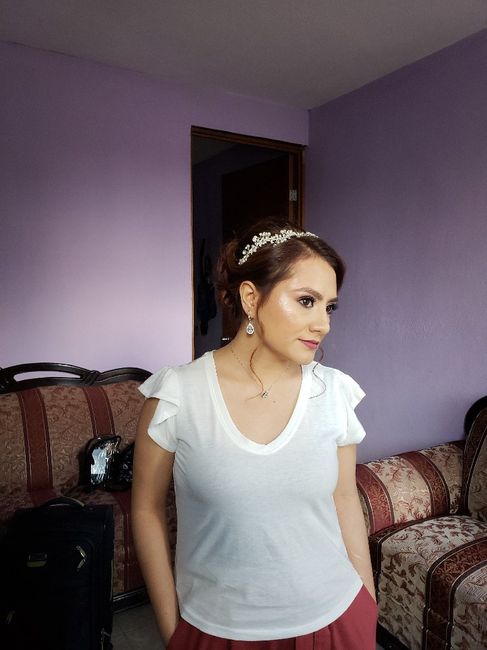Mi prueba de maquillaje y peinado - 4
