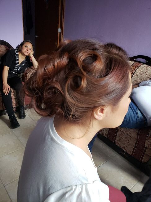 Mi prueba de maquillaje y peinado - 5