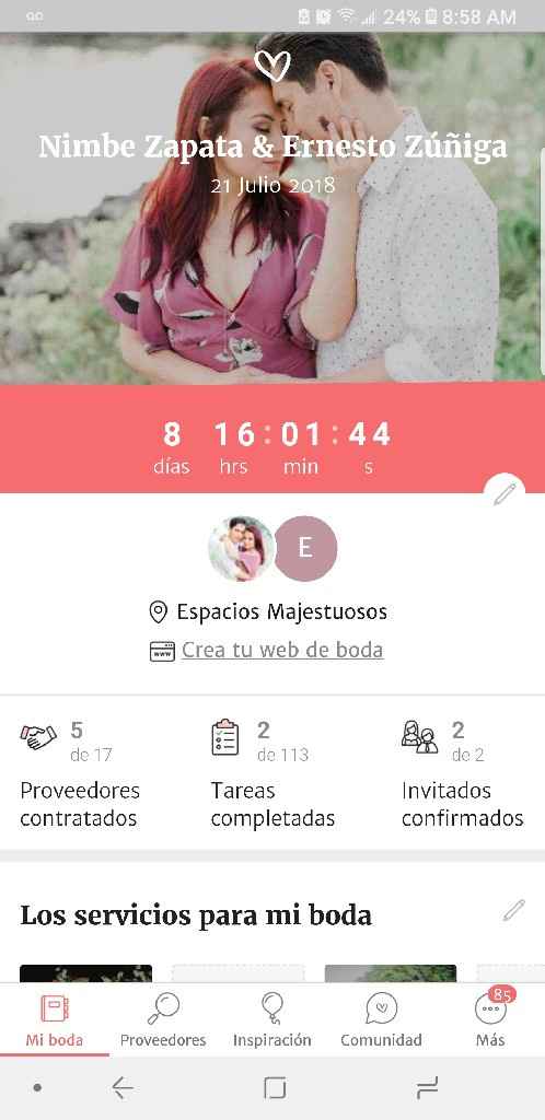 No lo puedo creer estoy a 8 días de la boda? - 1