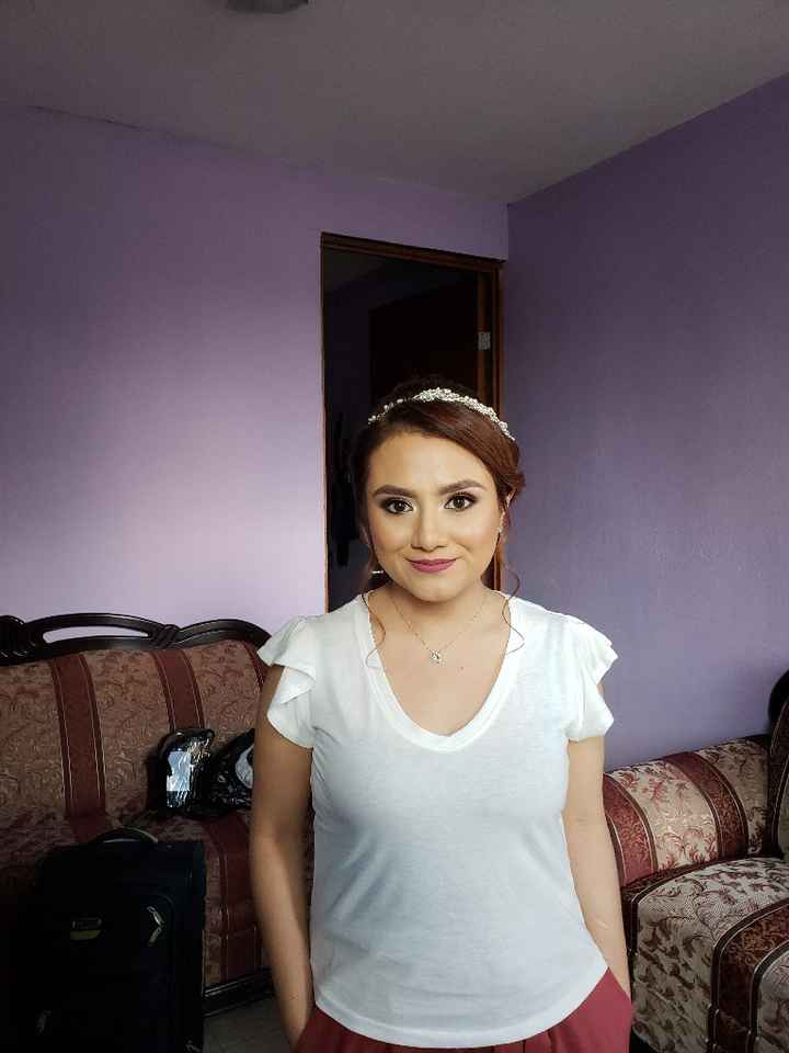 Mi prueba de maquillaje y peinado - 3