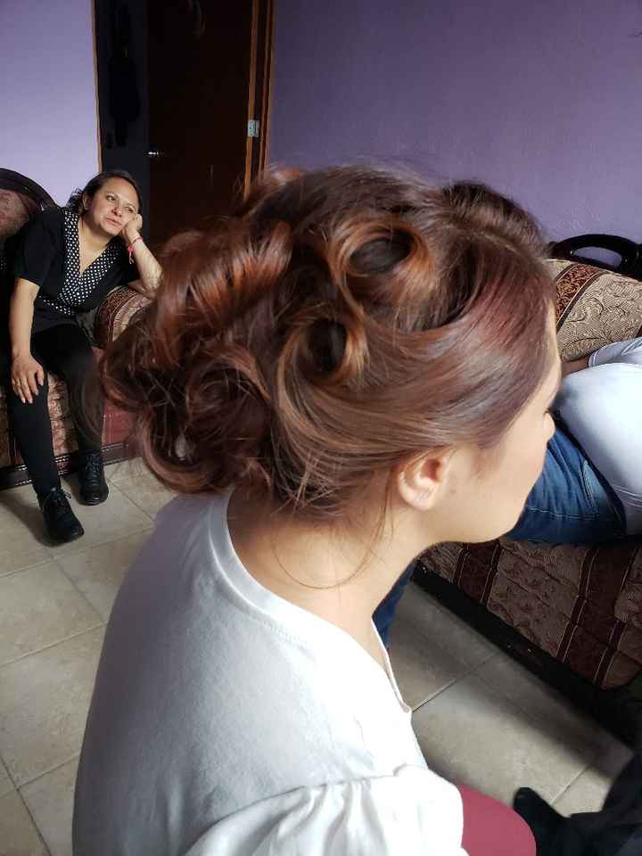 Mi prueba de maquillaje y peinado - 5