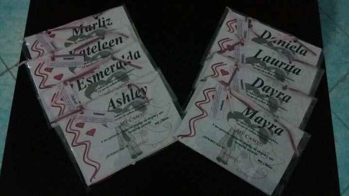 Invitaciones para damas y bestman listas!!!!! - 3