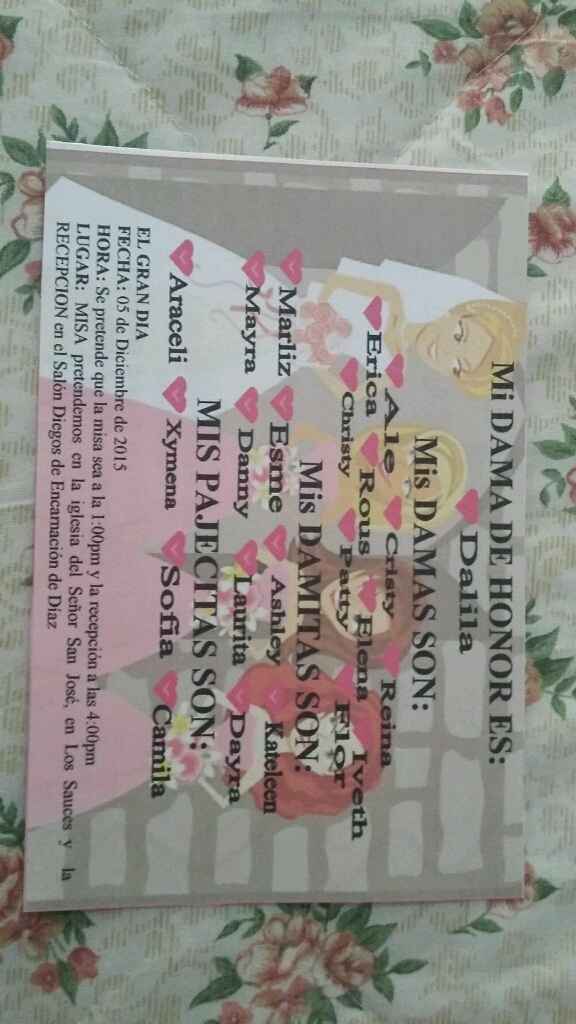Invitaciones para damas y bestman listas!!!!! - 10