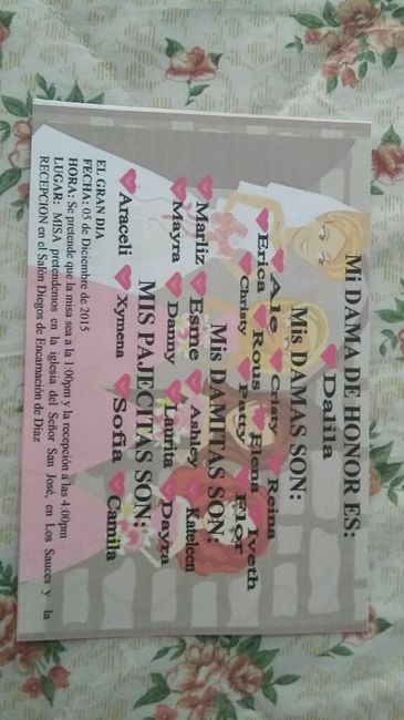 Invitaciones para damas y bestman listas!!!!! - 10
