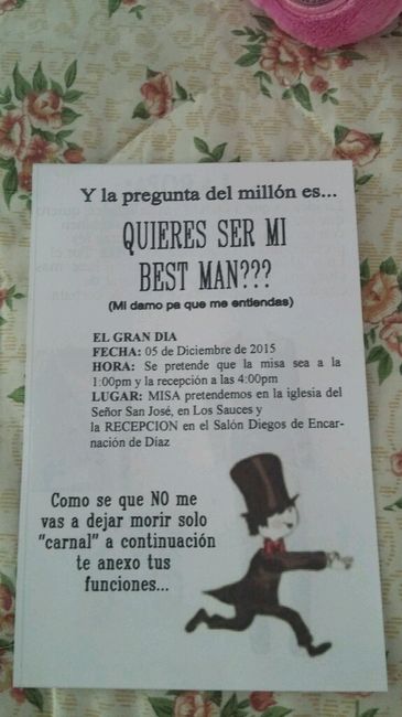 Invitaciones para damas y bestman listas!!!!! - 23