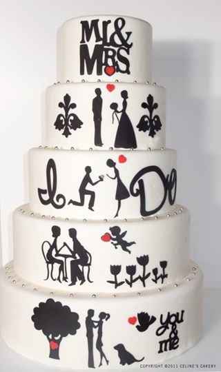 Pastel de bodas