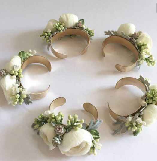 Damas: Corsage de suculentas - 1