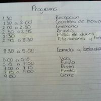 Programa nupcial.. - 1