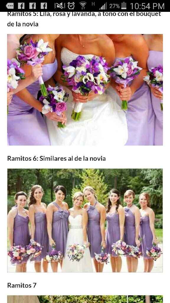 El ramo ¿novia tímida o coqueta? - 1