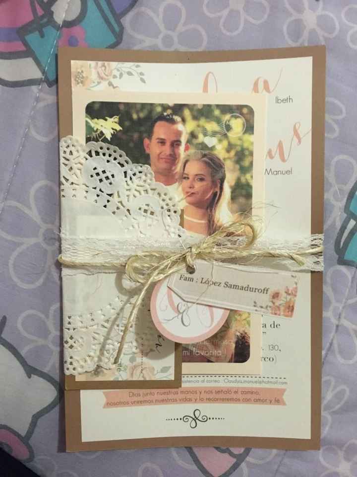 Hola brides  ya me llegaron mis invitaciones - 2