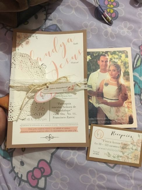 Hola brides  ya me llegaron mis invitaciones - 3