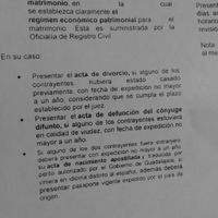  Información del registro civil - 2