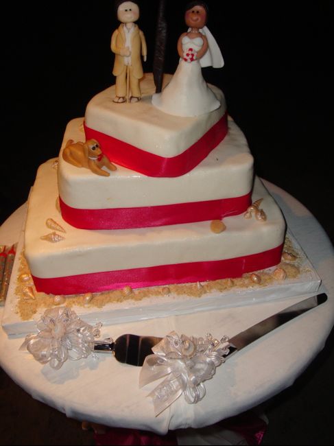 Pastel estilo playero