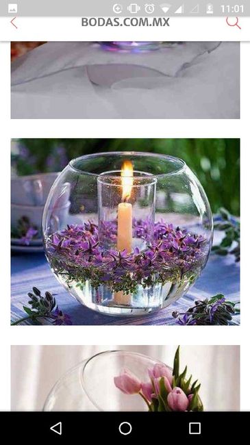 Centros de mesa en peceras🐠 pero sin pez 😂 11